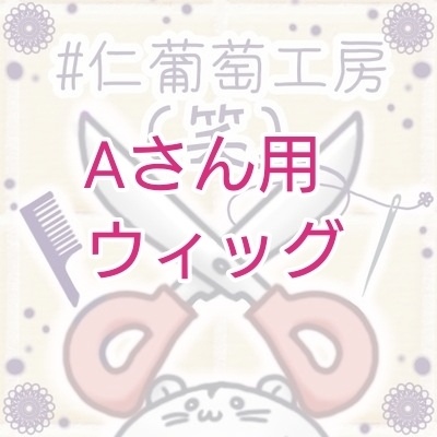 Aさん用ウィッグ