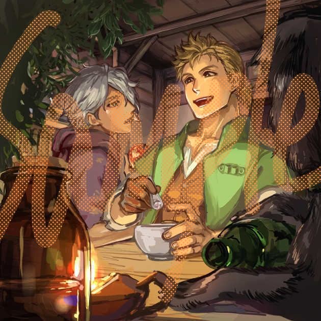 🌿🍎コースターA
