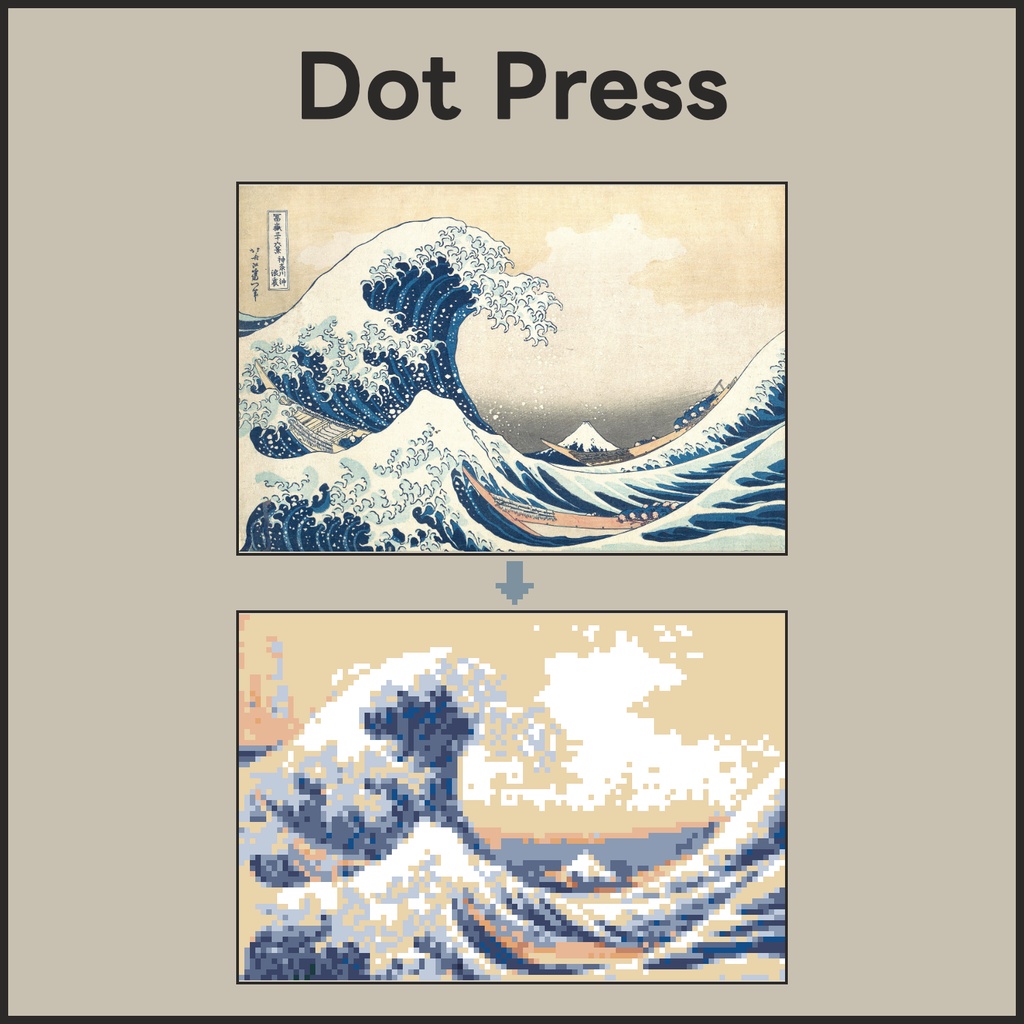 Dot Press【Windows・Mac】画像をドット絵に変換するアプリ