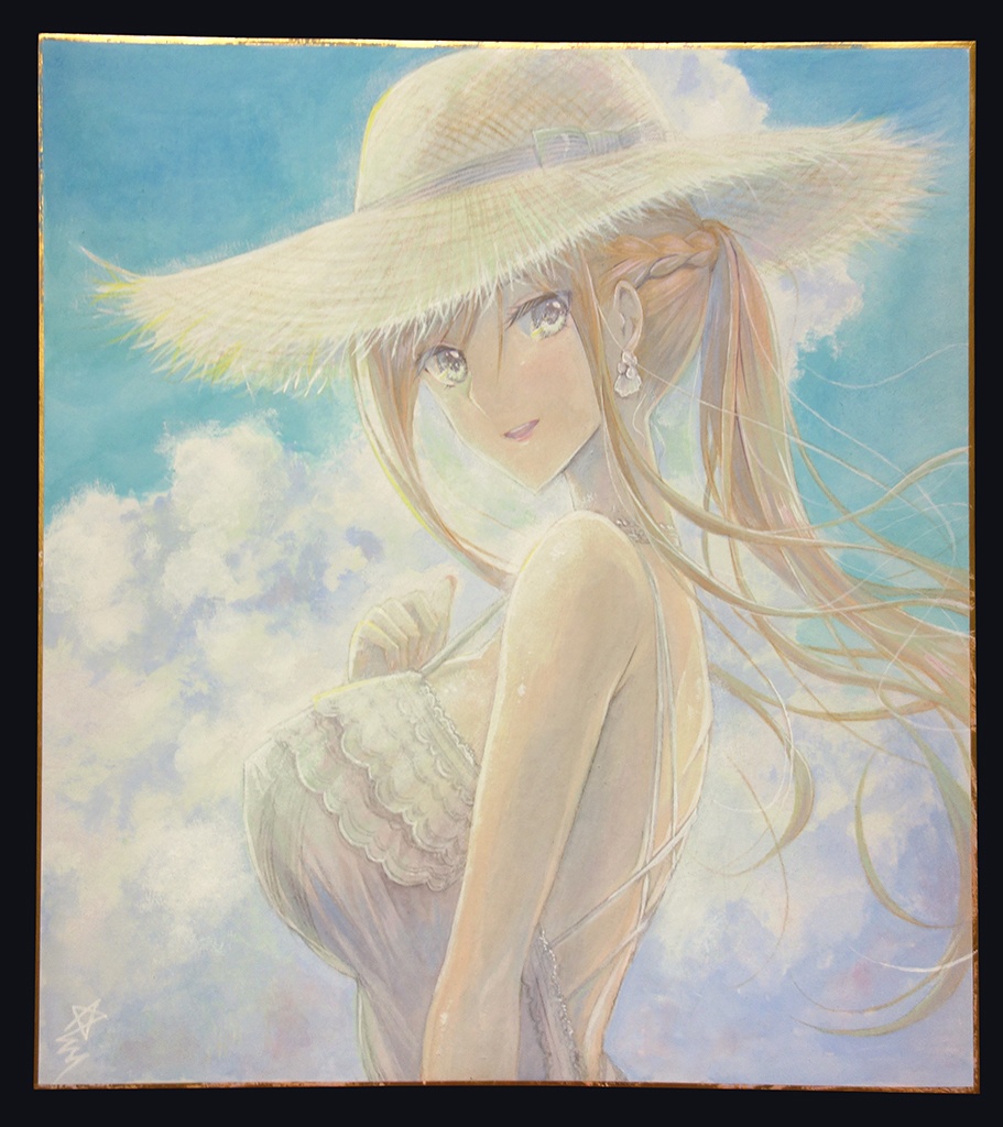 カラー色紙35 ※出品済