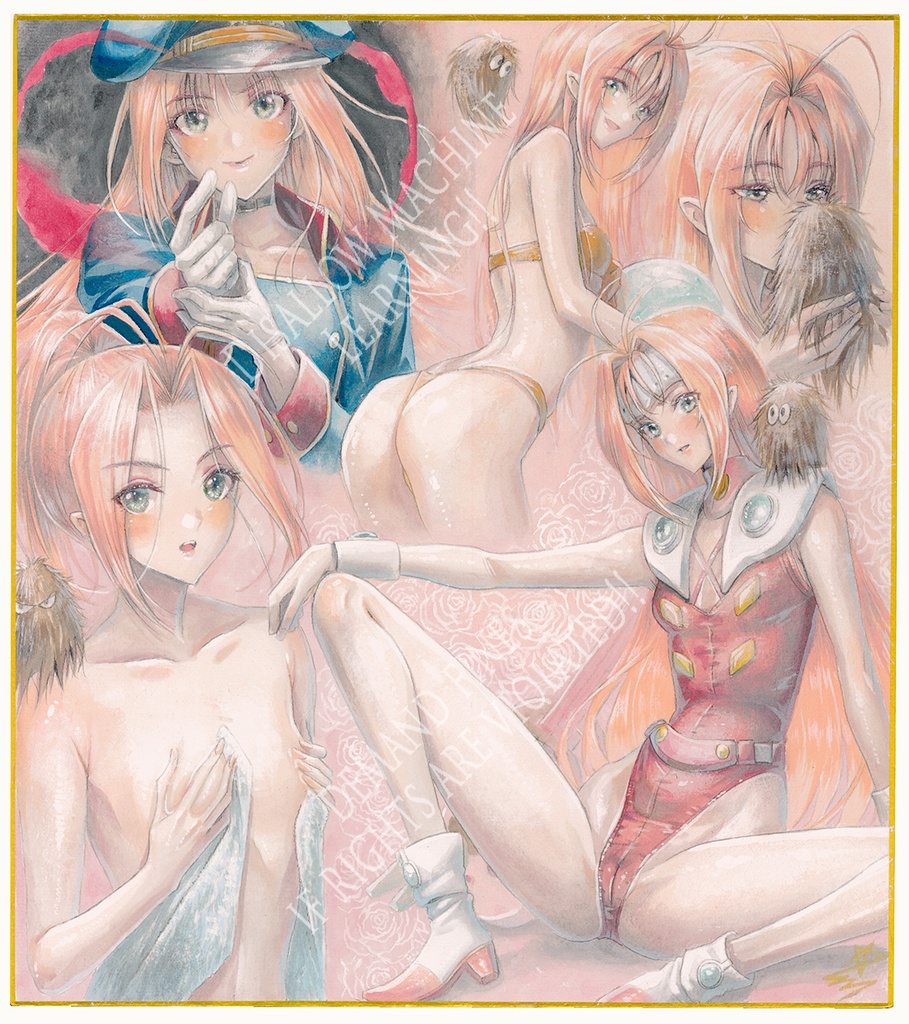【約1分ごとに値下げ】二次創作色紙09※出品済
