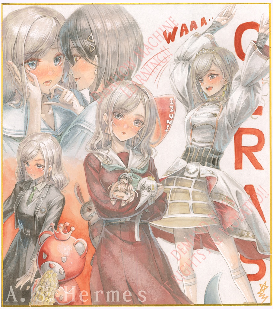 【約3分ごとに値下げ】二次創作色紙15※出品済