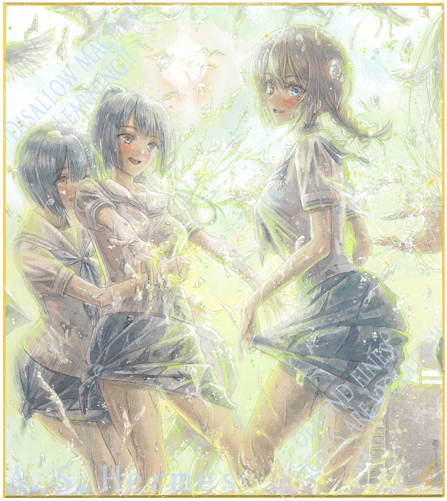 カラー色紙119※※出品済み