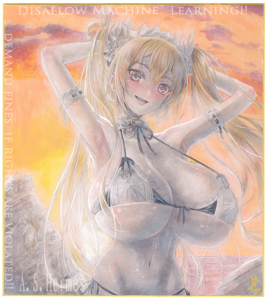 カラー色紙131　※出品済み