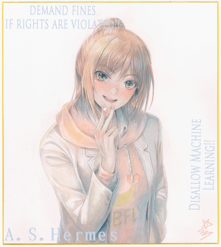 カラー色紙135※※出品済