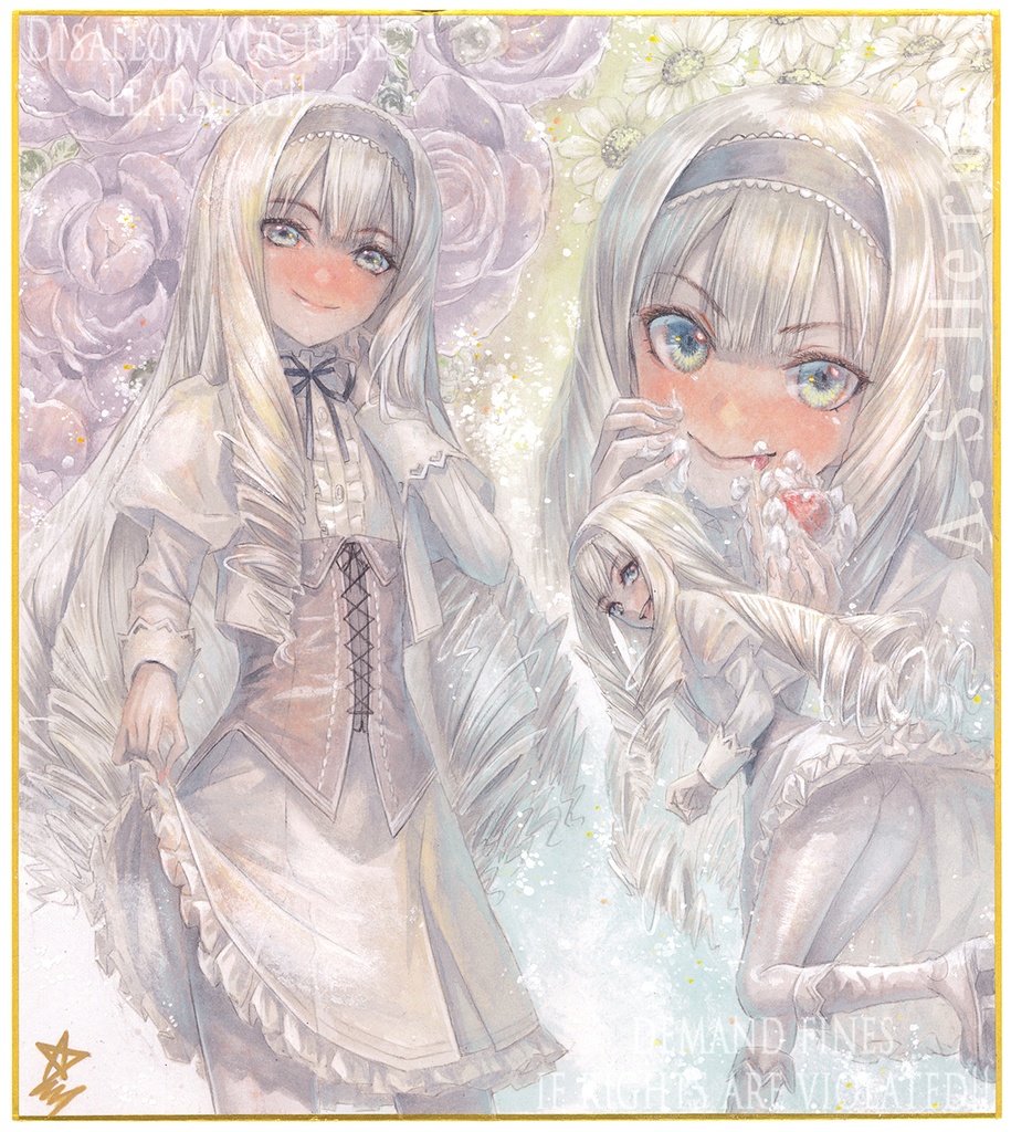 カラー色紙141※3/27　22:00～出品予定