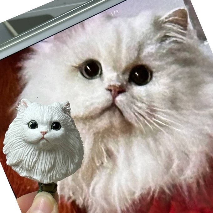 【受注作製】ペットギフト うちの子 写真入り モルモット 人形 フィギュア、名入れ 似顔絵❤犬猫人形、ペットロス、メモリアル、ねこちゃん、誕生日、うちのこ記念日、ペットギフト