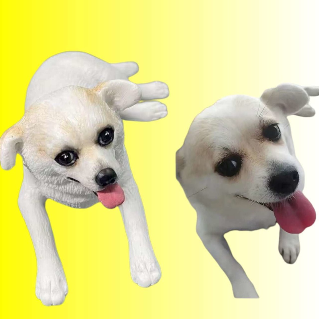 【受注作製】うちの子 写真入り そっくり人形❤ペット フィギュア、犬置物、 名入れ 愛犬 立体肖像画 似顔絵❤犬猫人形、ペットロス、メモリアル、ねこちゃん、誕生日、うちのこ記念日、ペットギフト