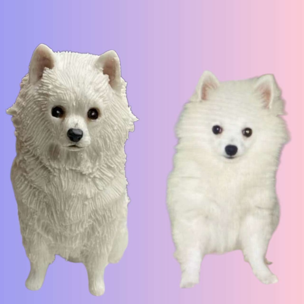 【受注作製】うちの子 写真入り そっくり人形❤ペット フィギュア、犬置物、 名入れ 愛犬 立体肖像画 似顔絵❤犬猫人形、ペットロス、メモリアル、ねこちゃん、誕生日、うちのこ記念日、ペットギフト
