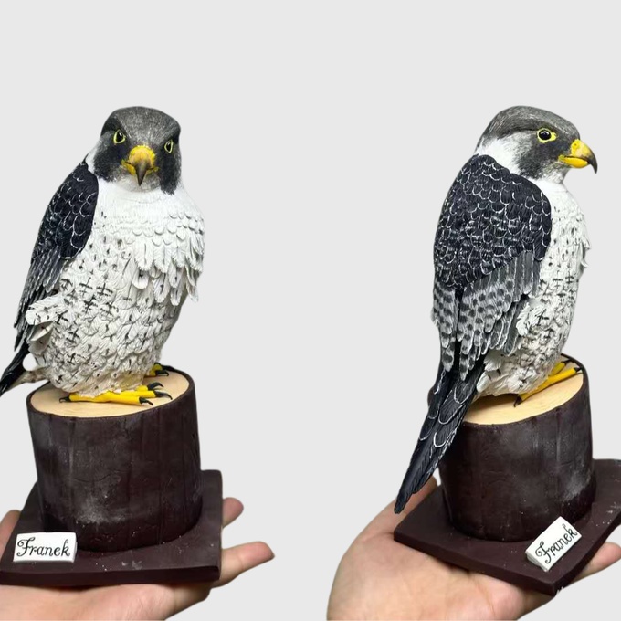 【受注作製】ペットギフト うちの子 写真入り オウム 鳥 人形 フィギュア、名入れ 似顔絵❤犬猫人形、ペットロス、メモリアル、ねこちゃん、誕生日、うちのこ記念日、ペットギフト