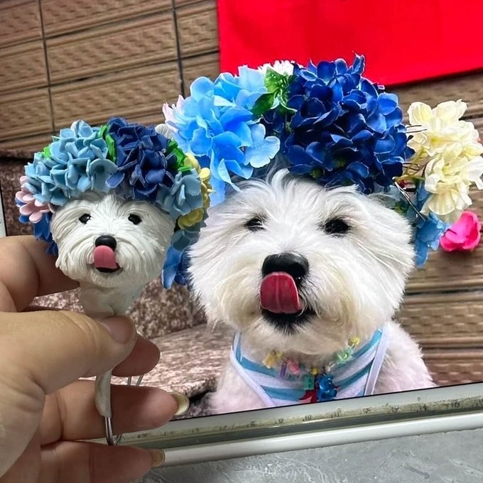 【受注作製】ペットギフト うちの子 写真入り オウム 鳥 人形 フィギュア、名入れ 似顔絵❤犬猫人形、ペットロス、メモリアル、ねこちゃん、誕生日、うちのこ記念日、ペットギフト