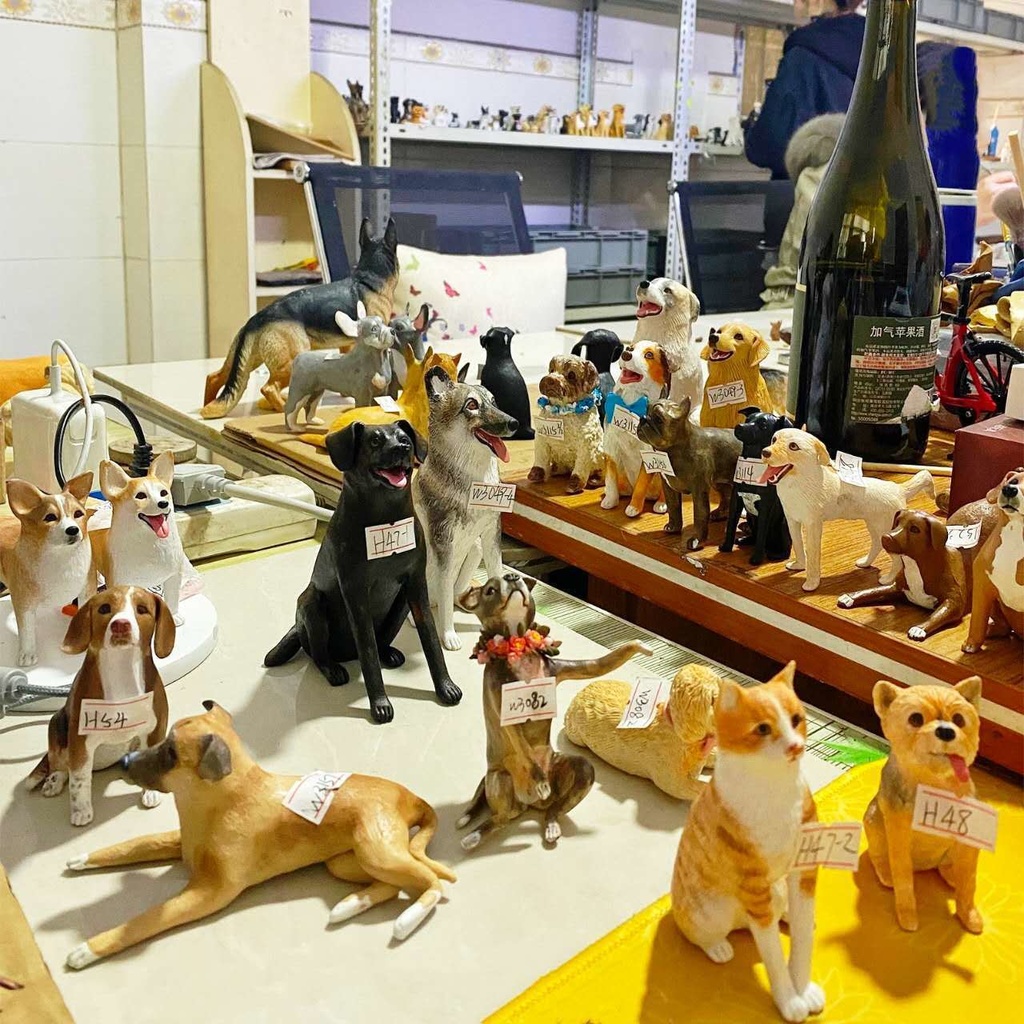 【受注作製】うちの子 写真入り そっくり人形❤ペット フィギュア、犬置物、 名入れ 愛犬 立体肖像画 似顔絵❤犬猫人形、ペットロス、メモリアル、ねこちゃん、誕生日、うちのこ記念日、ペットギフト