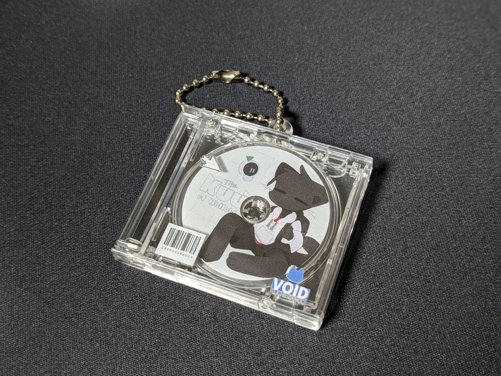 CD風キーホルダー