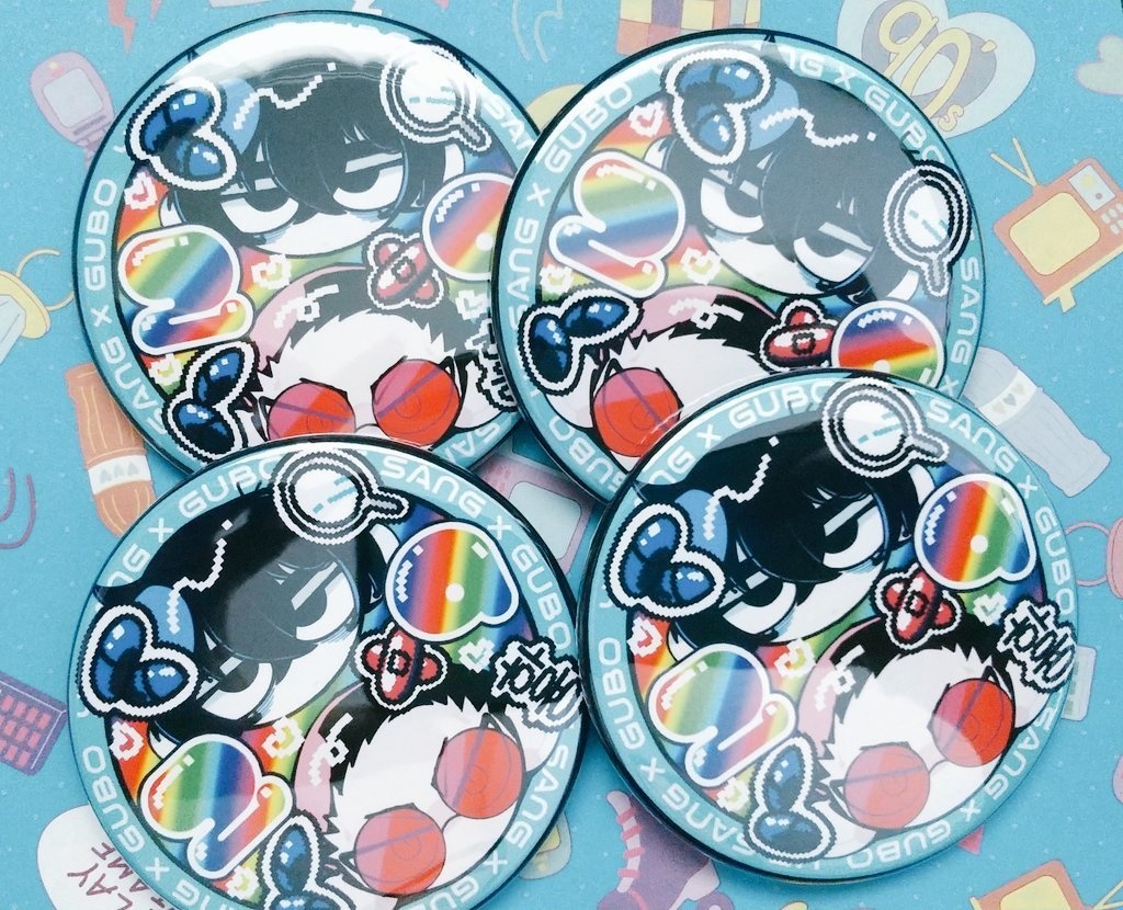 29推し表明缶バッジ