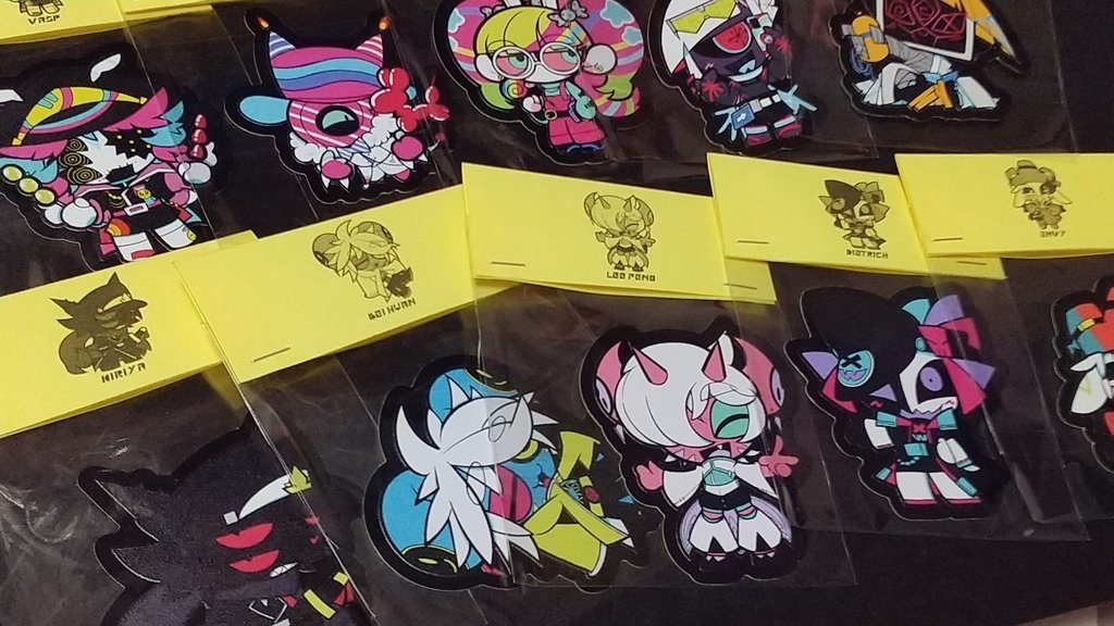 キャラクターステッカー(10種類)