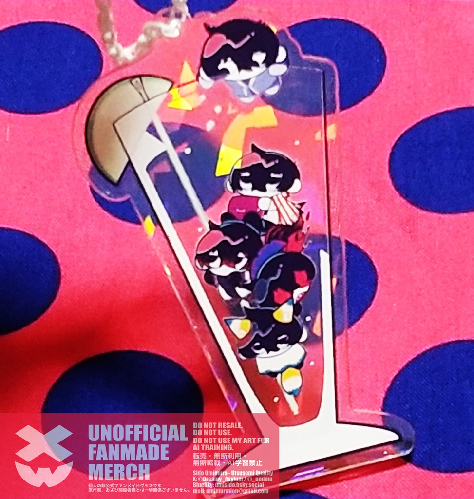 【再販】ラメアクリルキーホルダー[イサン]