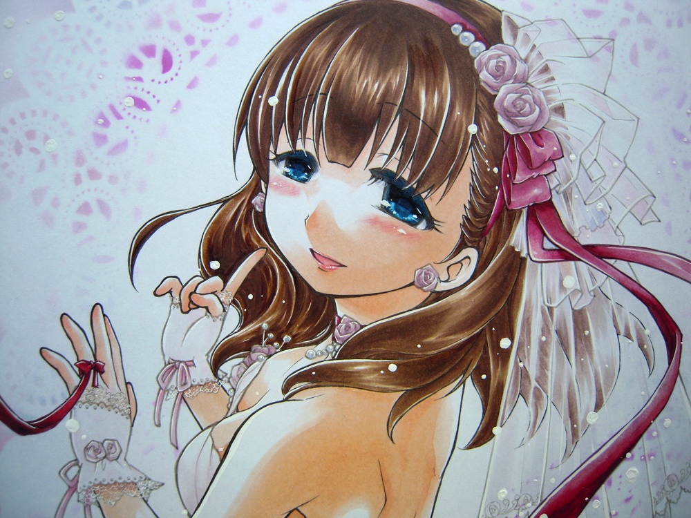 色紙イラスト(佐久間まゆ)