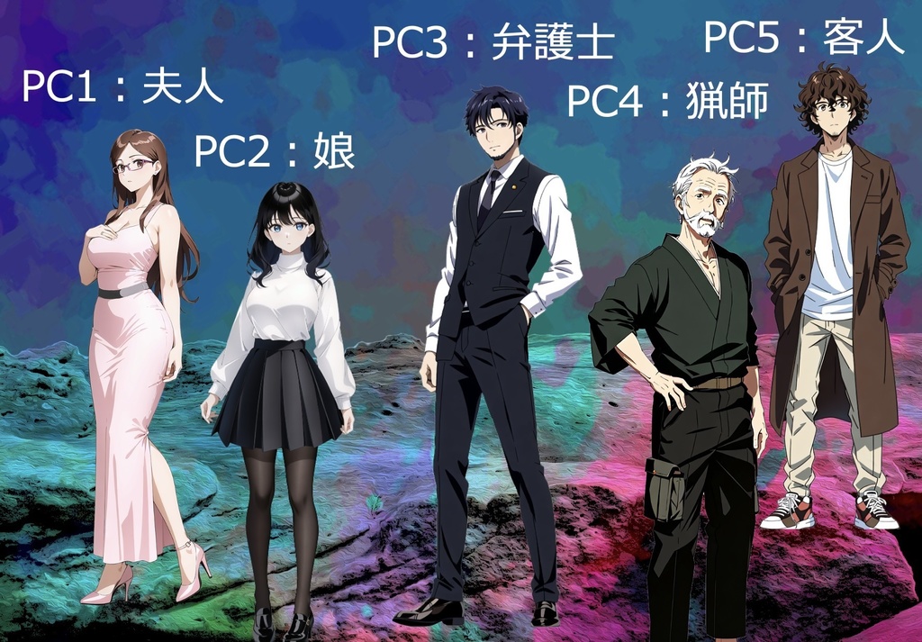 マーダーミステリー【家政婦は見なかった】5人用GMレス