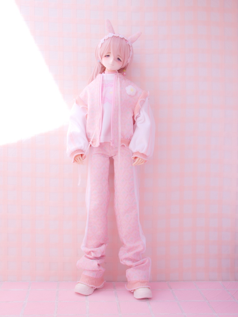 花畑でおサボり作業着　DD