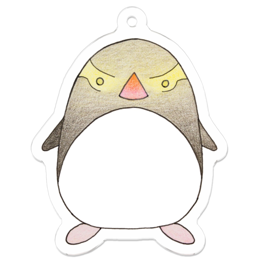 キガシラのアクリルキーホルダー