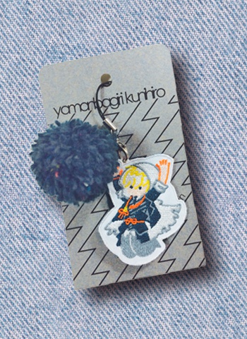 山姥切国広ポンポン刺繍ストラップ