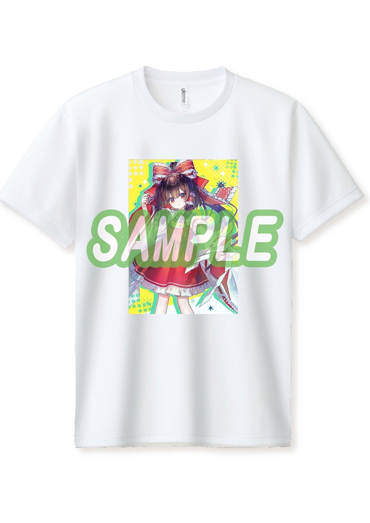 【東方Project】博麗霊夢 ドライメッシュTシャツ2
