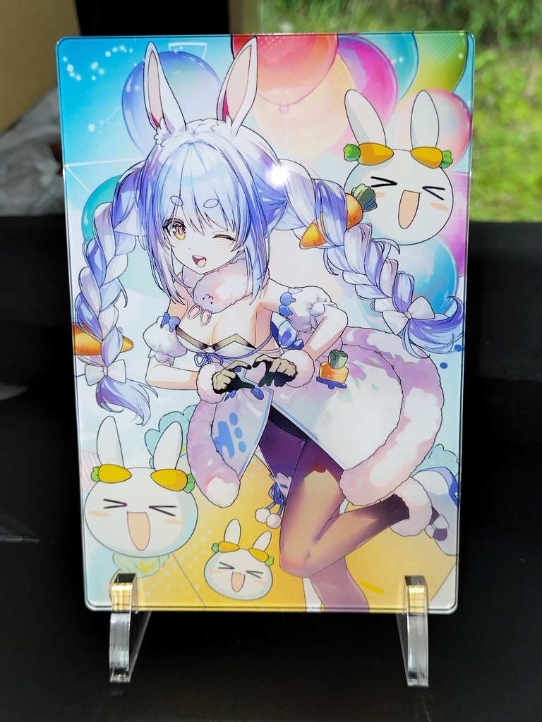 【ホロライブ】兎田ぺこら アクリルボード(ポスカサイズ)／台座付