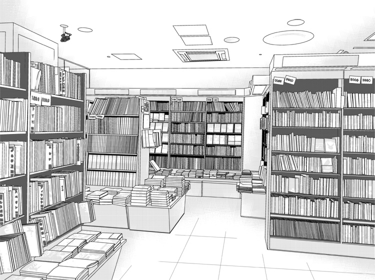 背景素材002_本屋・書店02【高解像度版】