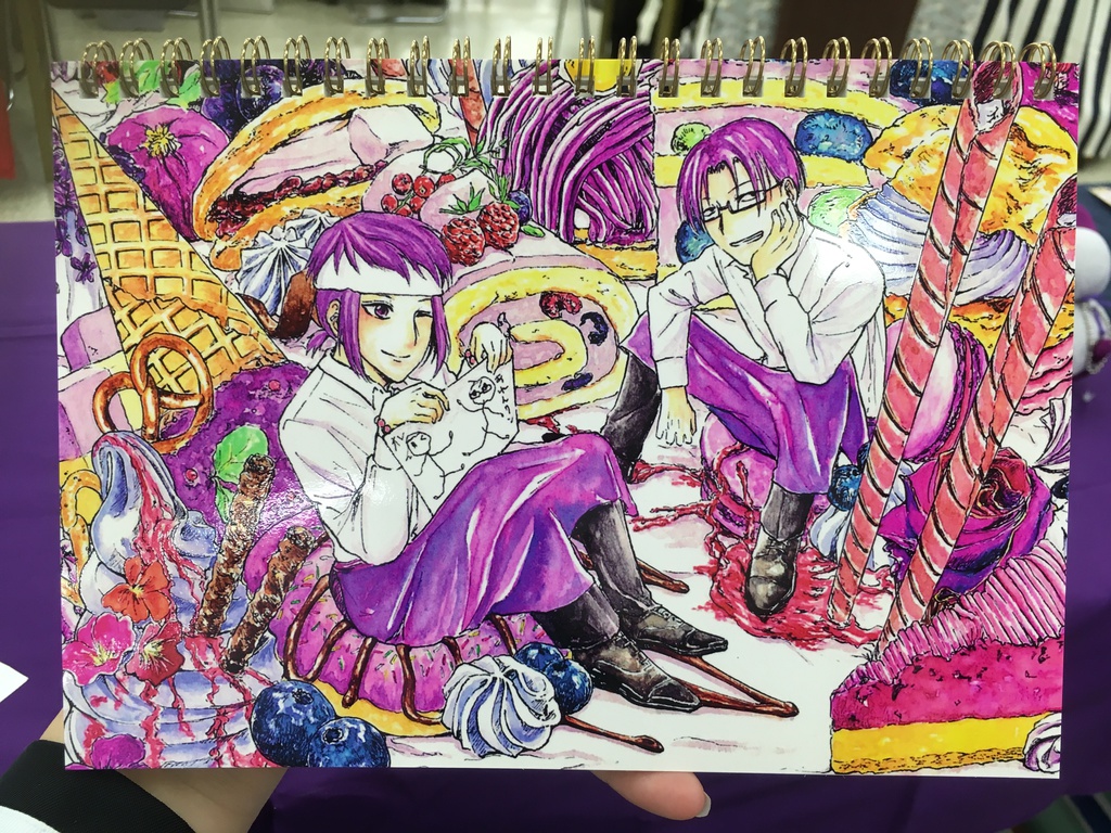 紫コンビ スケッチブック