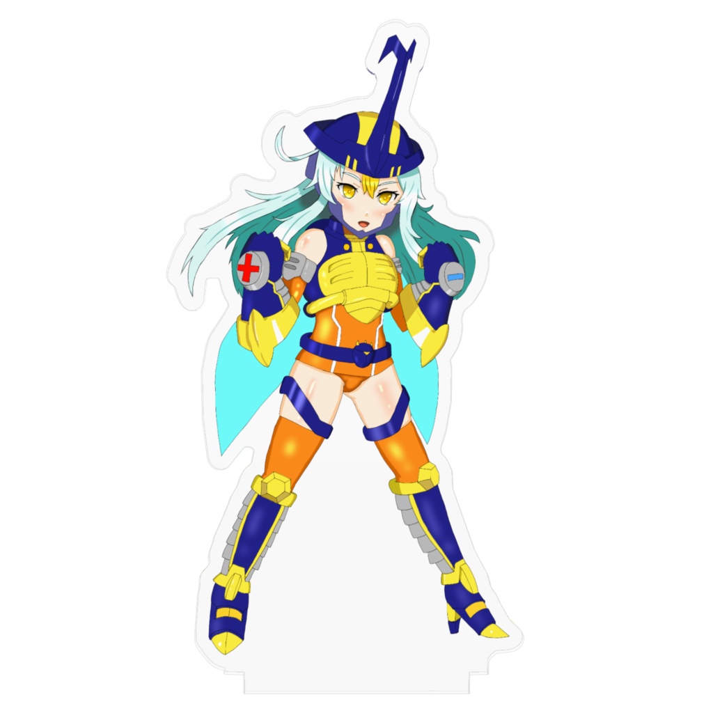 進化完了、響ブリッツモン!!アクリルフィギュア