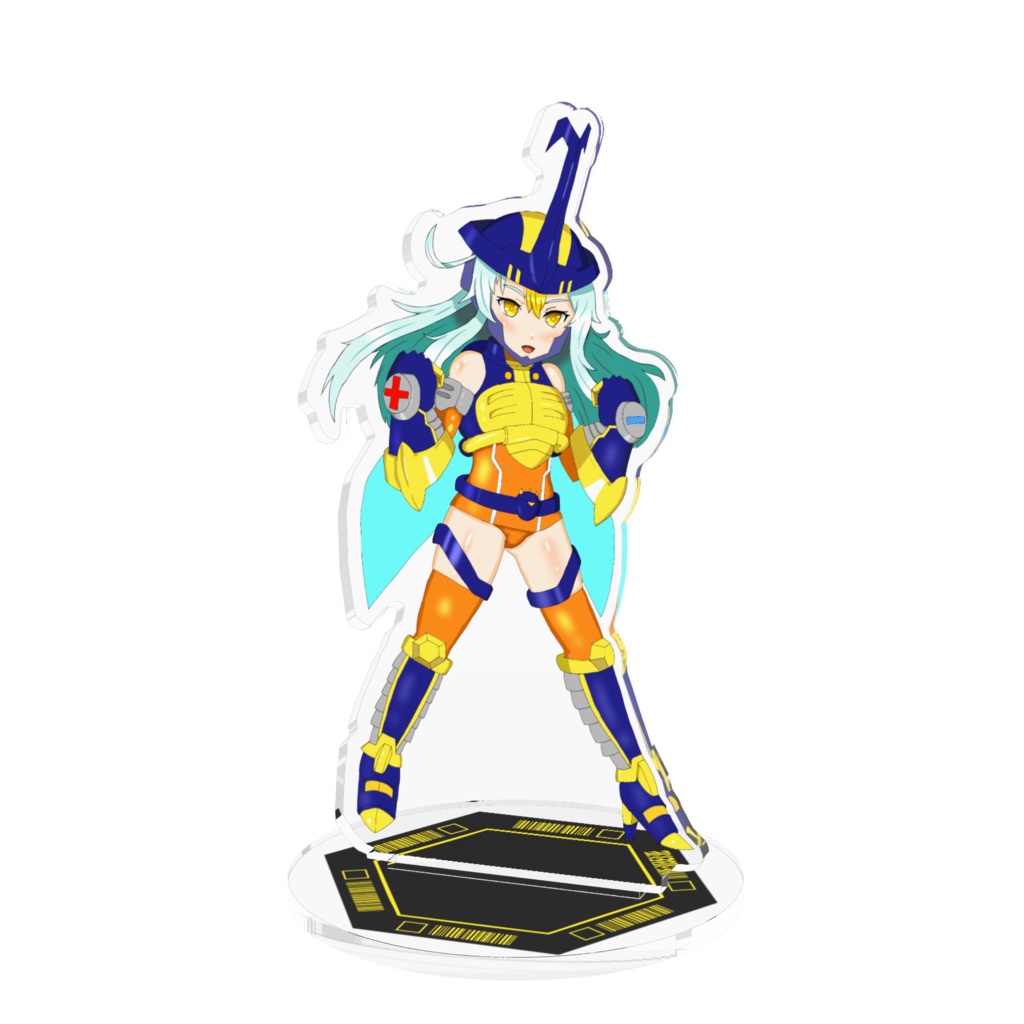 進化完了、響ブリッツモン!!アクリルフィギュア