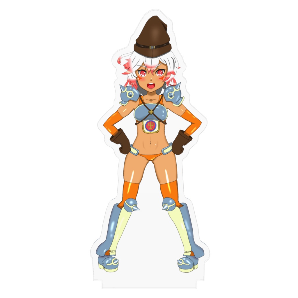 進化完了、睦月グロットモン!アクリルフィギュア