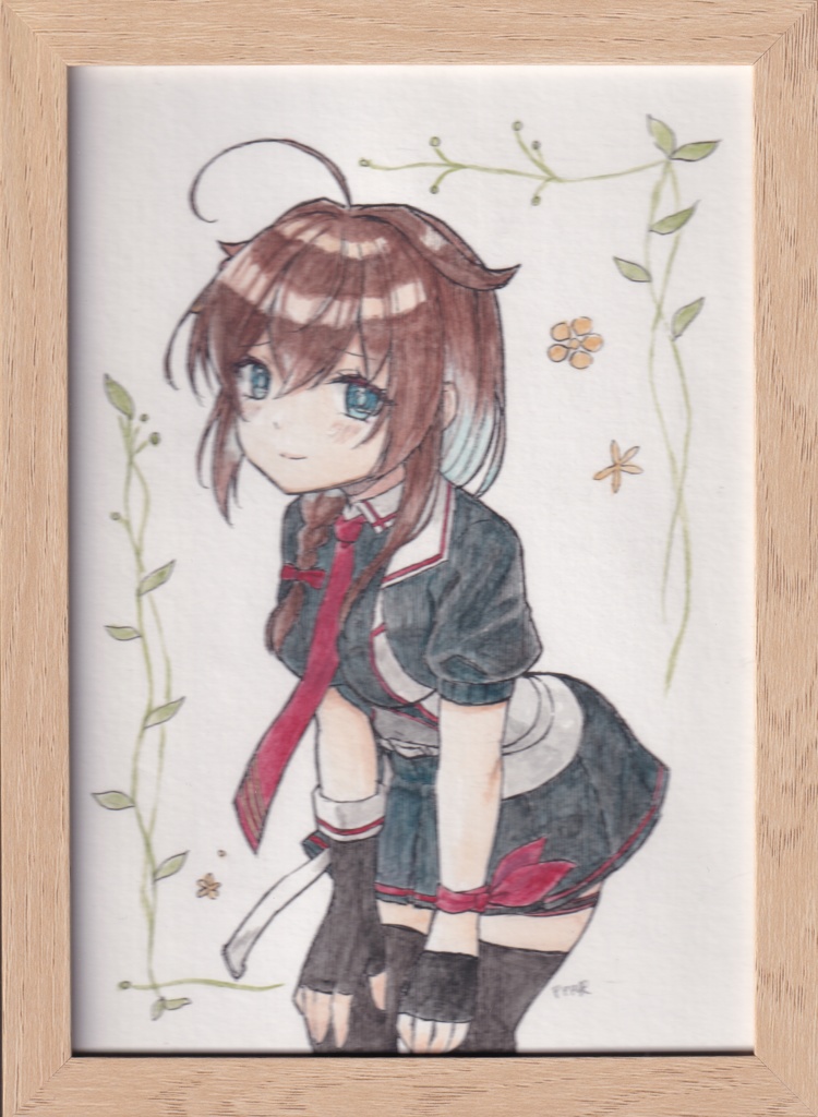 《支援者様先行公開》【A5サイズ水彩紙】時雨