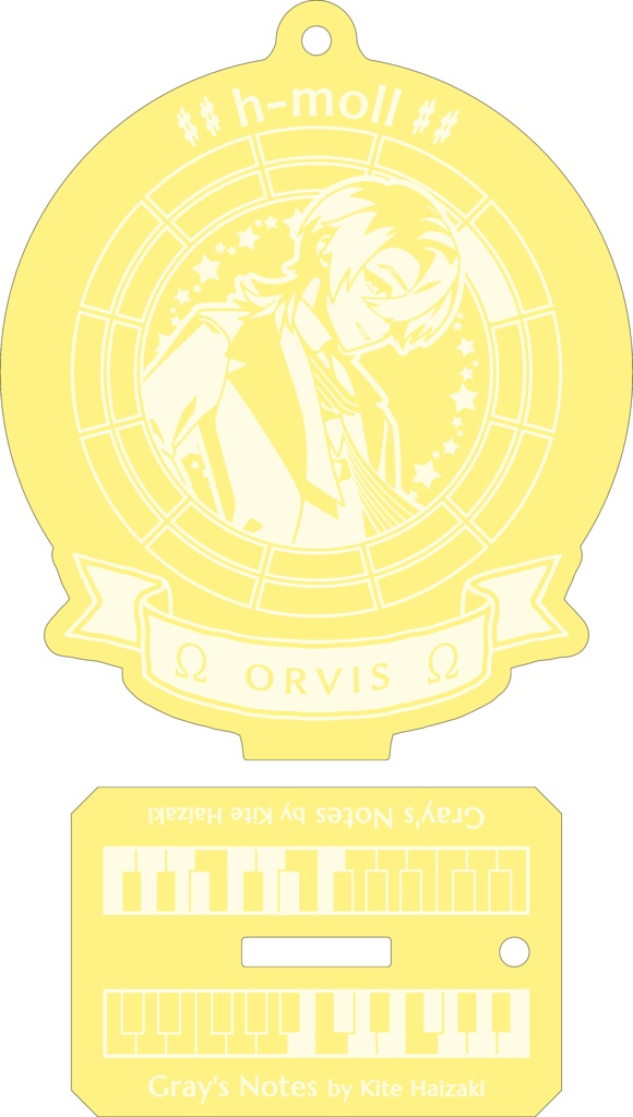 【調性記念日制定応援】調性さんアクリルスタンドキーホルダー(グレイスノーツ)