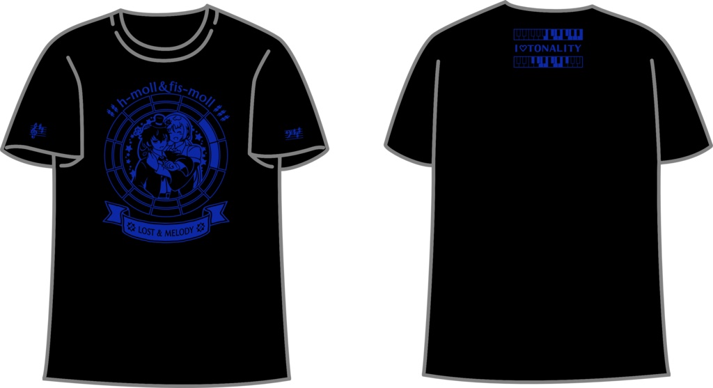 【調性記念日制定応援】調性さんTシャツ(三十六に散る願い)