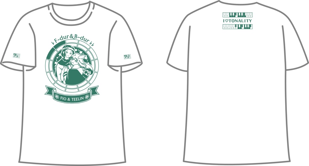 【調性記念日制定応援】調性さんTシャツ(三十六に散る願い)