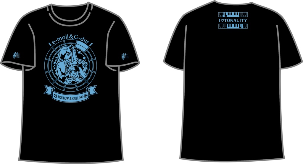 【調性記念日制定応援】調性さんTシャツ(三十六に散る願い)