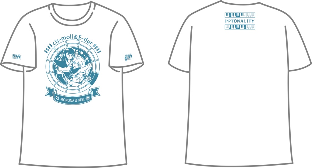 【調性記念日制定応援】調性さんTシャツ(三十六に散る願い)