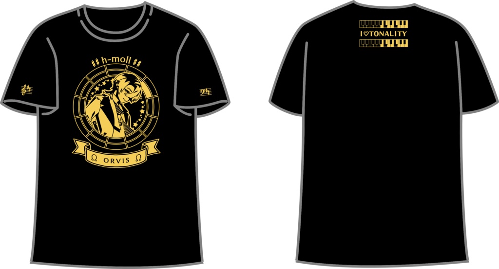 【調性記念日制定応援】調性さんTシャツ(グレイスノーツ)