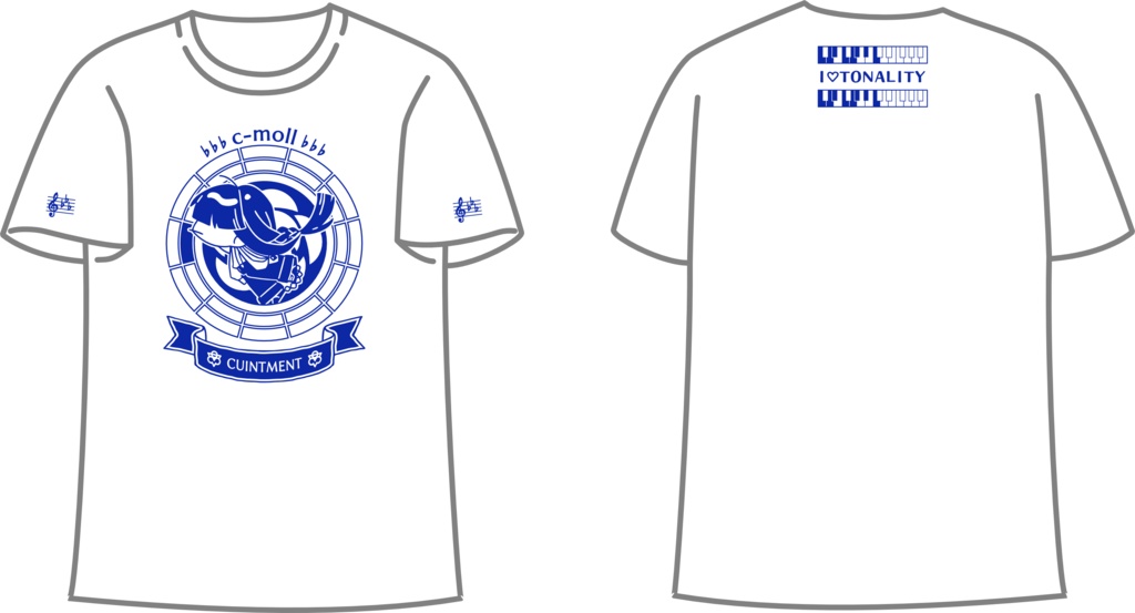 【調性記念日制定応援】調性さんTシャツ(よせあつめライフ)