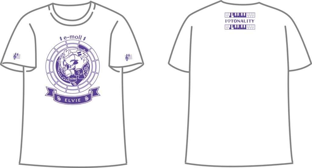 【調性記念日制定応援】調性さんTシャツ(よせあつめライフ)