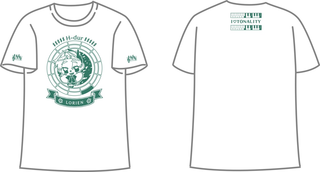 【調性記念日制定応援】調性さんTシャツ(よせあつめライフ)