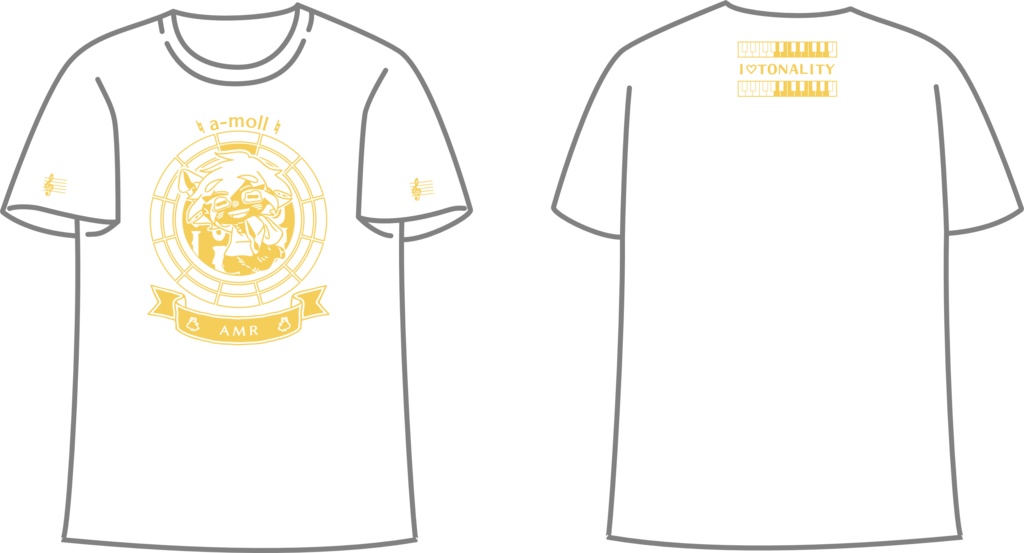 【調性記念日制定応援】調性さんTシャツ(よせあつめライフ)