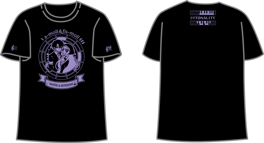 【調性記念日制定応援】調性さんTシャツ(調性日和)