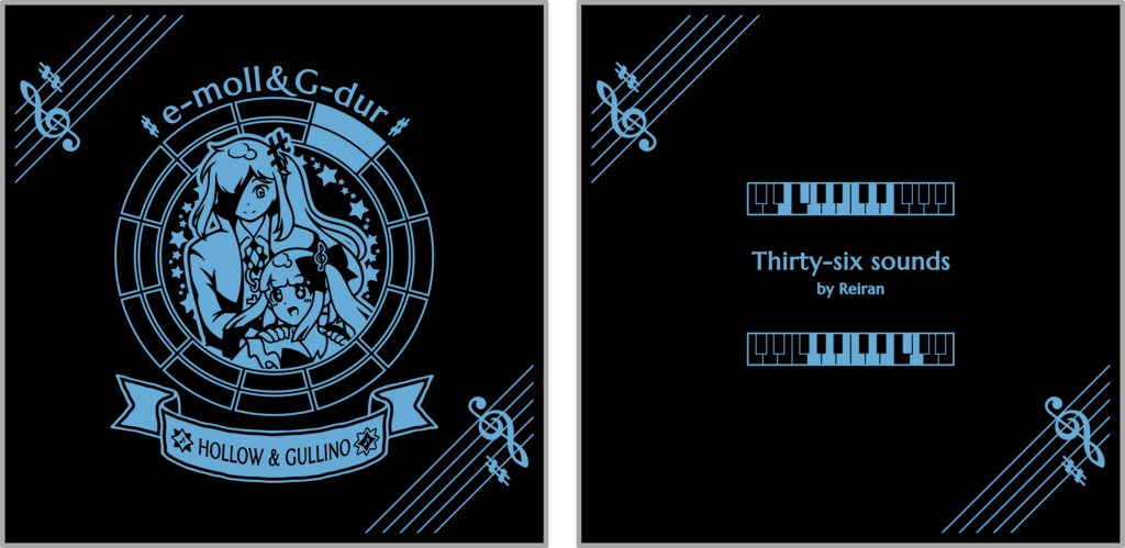 【調性記念日制定応援】調性さんクッションカバー(三十六に散る願い)