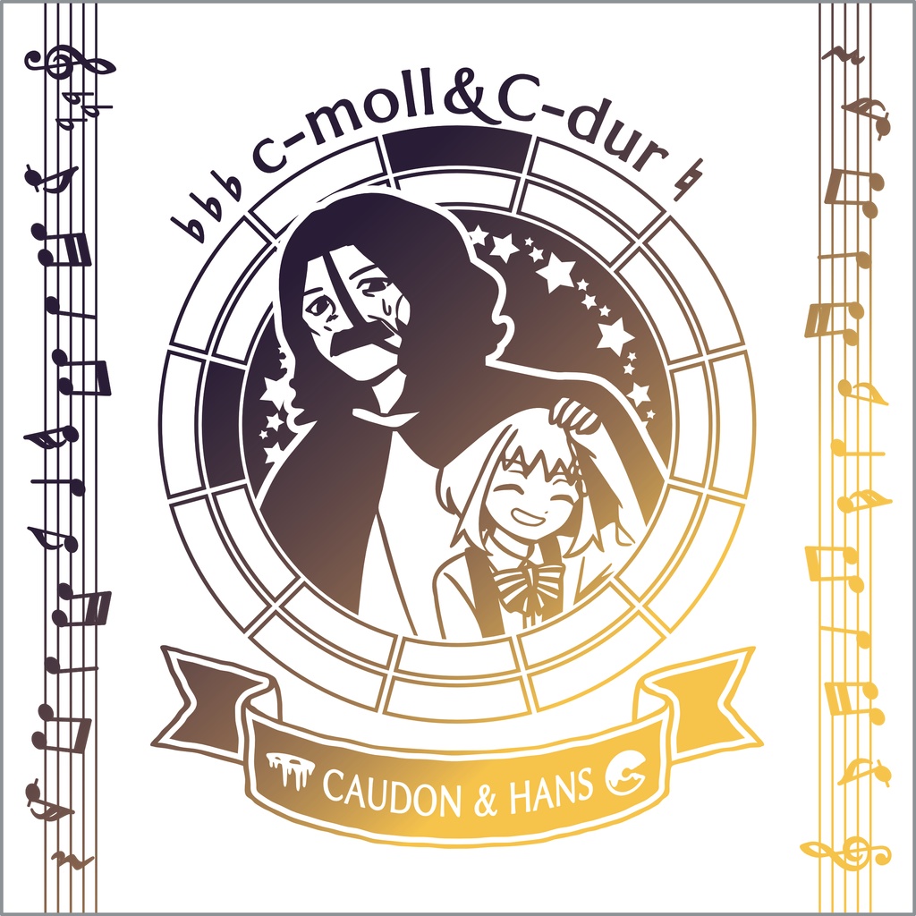 【調性記念日制定応援】調性さんミニタオル(長調さん短調さん)