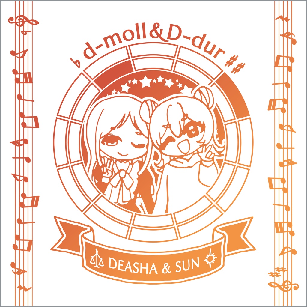 【調性記念日制定応援】調性さんミニタオル(わちゃめちゃハッピーランド)