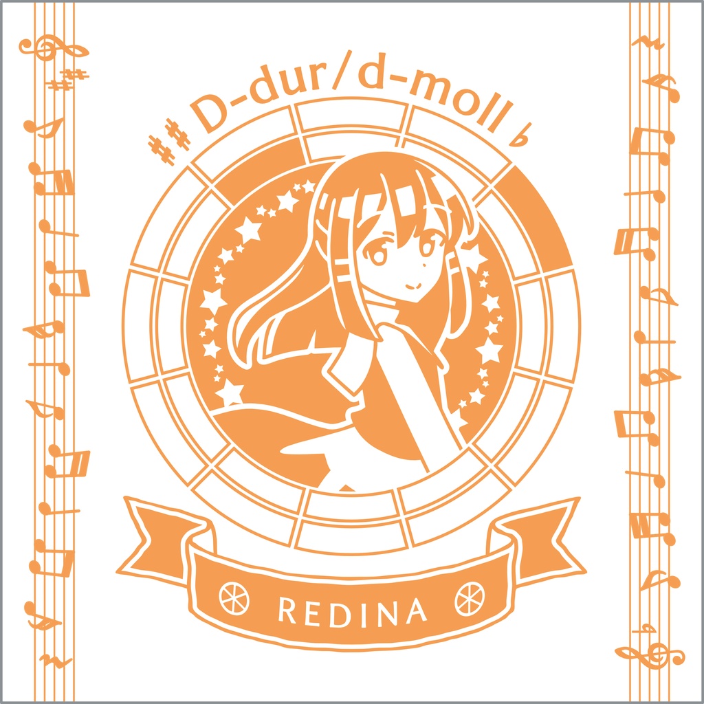 【調性記念日制定応援】調性さんミニタオル(クロマティックレインボー)