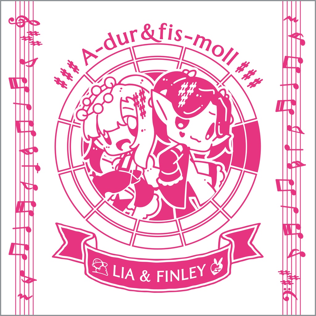 【調性記念日制定応援】調性さんミニタオル(オトノミヤ)