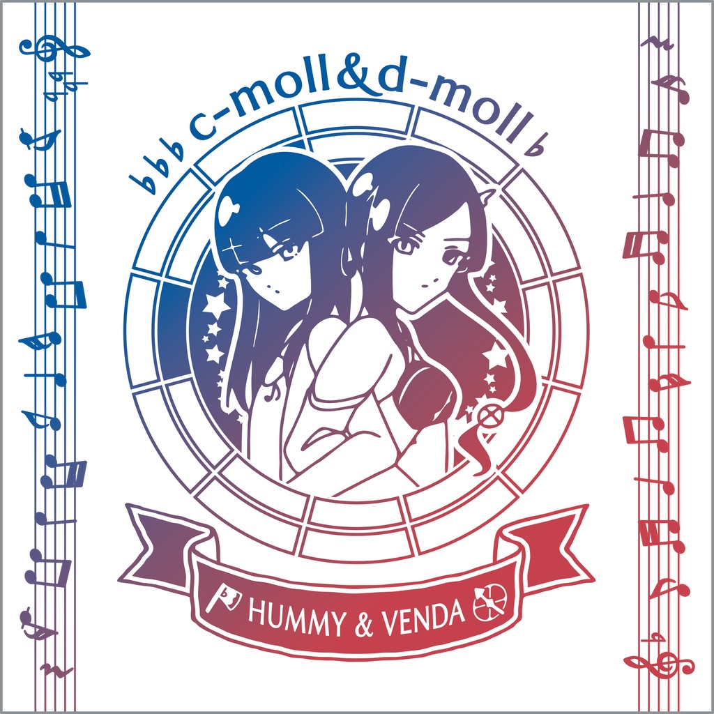 【調性記念日制定応援】調性さんミニタオル(表月裏月)